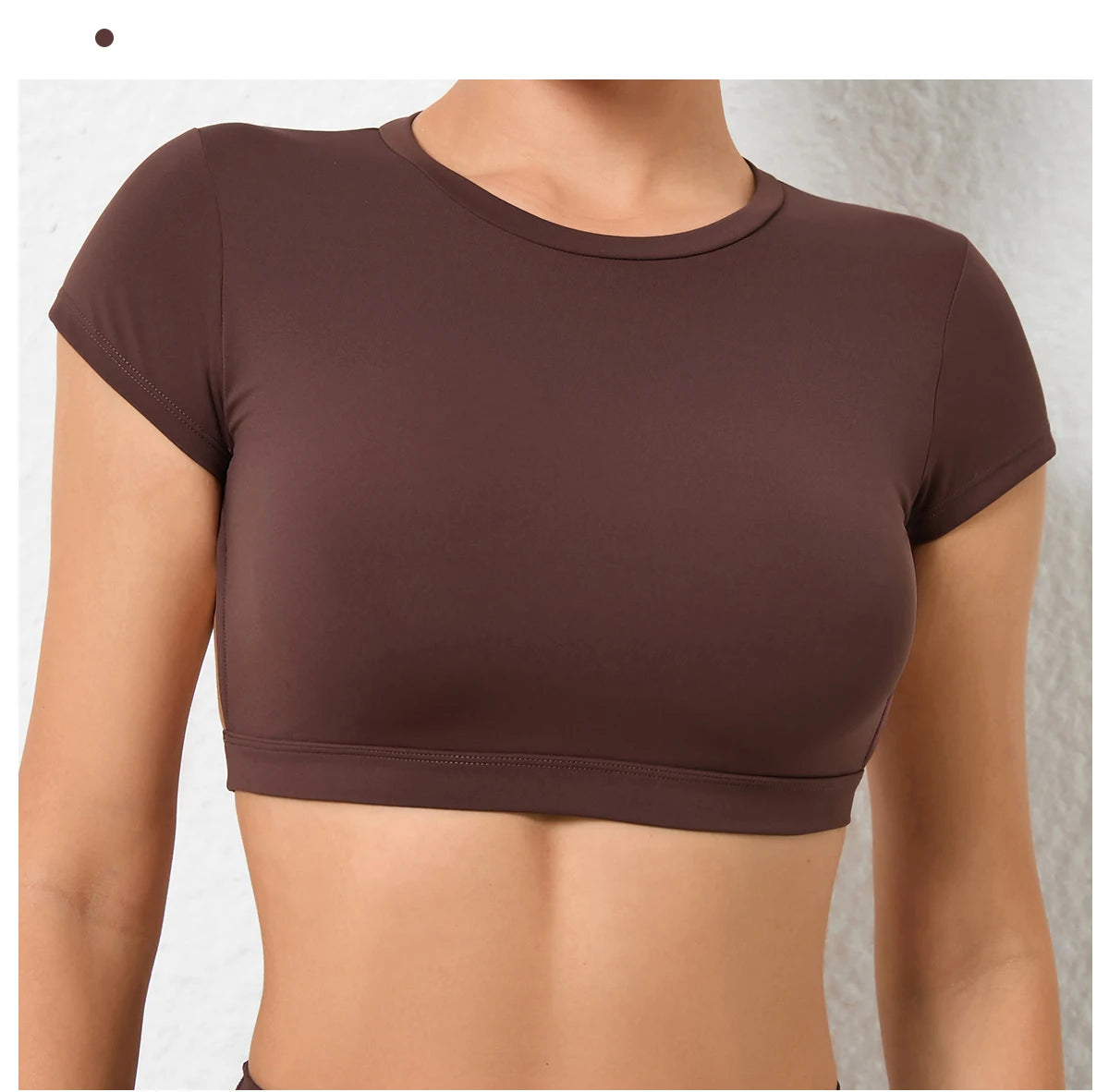Seamless Breathable Sports knit Backless Bra