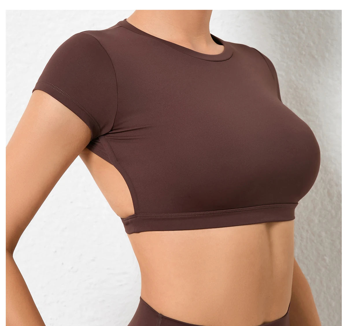 Seamless Breathable Sports knit Backless Bra