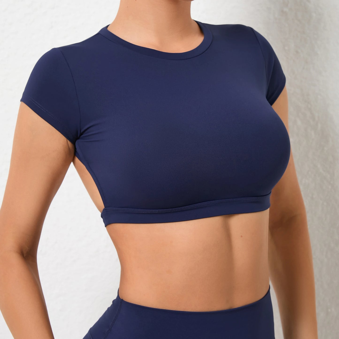 Seamless Breathable Sports knit Backless Bra