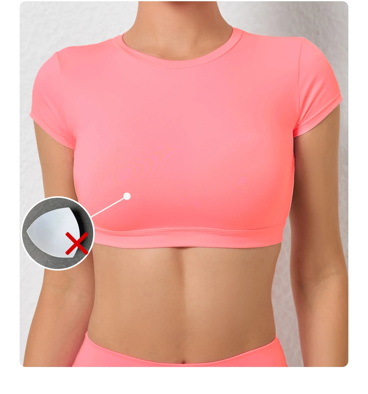 Seamless Breathable Sports knit Backless Bra