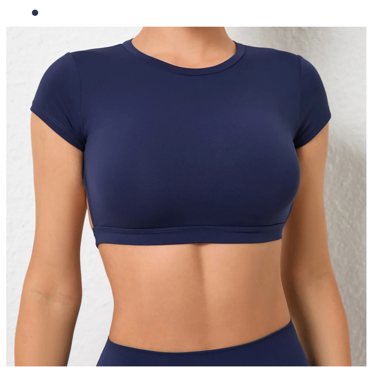 Seamless Breathable Sports knit Backless Bra