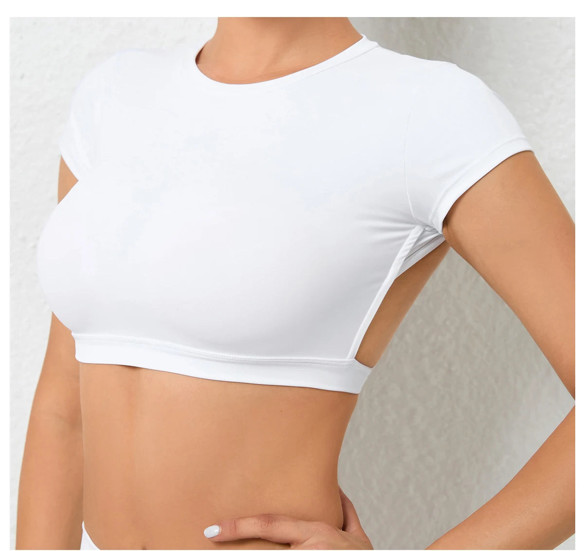 Seamless Breathable Sports knit Backless Bra