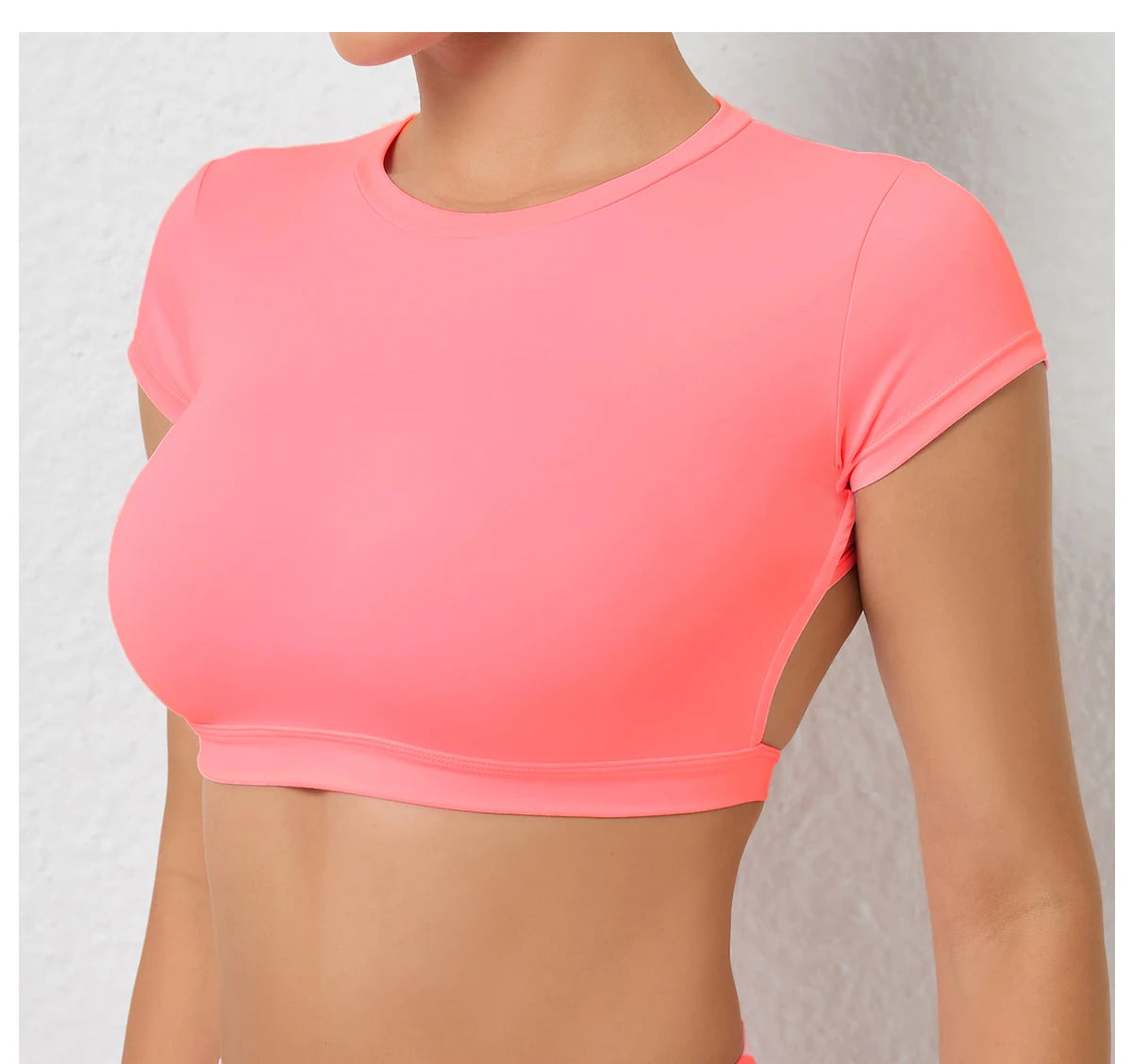 Seamless Breathable Sports knit Backless Bra