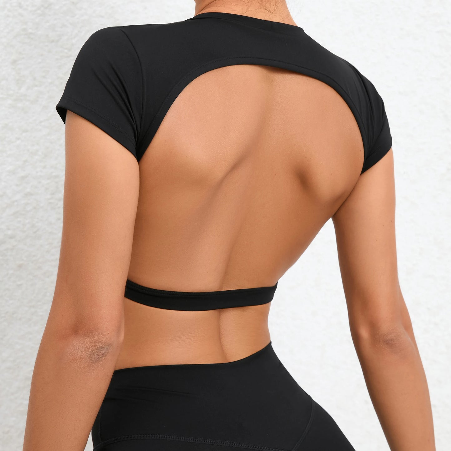 Seamless Breathable Sports knit Backless Bra